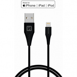 SWISSTEN dátový kábel USB/Lightning MFi 1,2 m – black