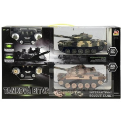 RC tanková bitka - 2 tanky na diaľkové ovládanie