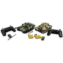 RC tanková bitka - 2 tanky na diaľkové ovládanie