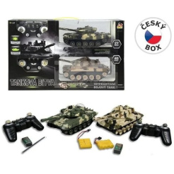 RC tanková bitka - 2 tanky na diaľkové ovládanie