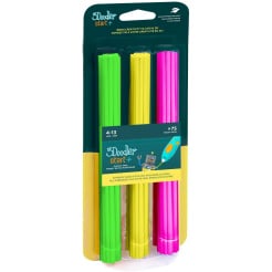  3Doodler náplň ECO-PCL pre 3D pero Start+ 75ks - neon (zelená, žltá, ružová) 