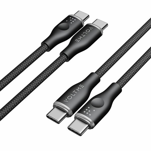 Voltme Powerlink Rugg Series CTC 3A/60W 1 m (black) - nabíjací kábel