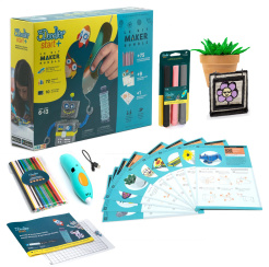 3Doodler Start+ a 147 náplní + 12 šablón + 9 kariet 
