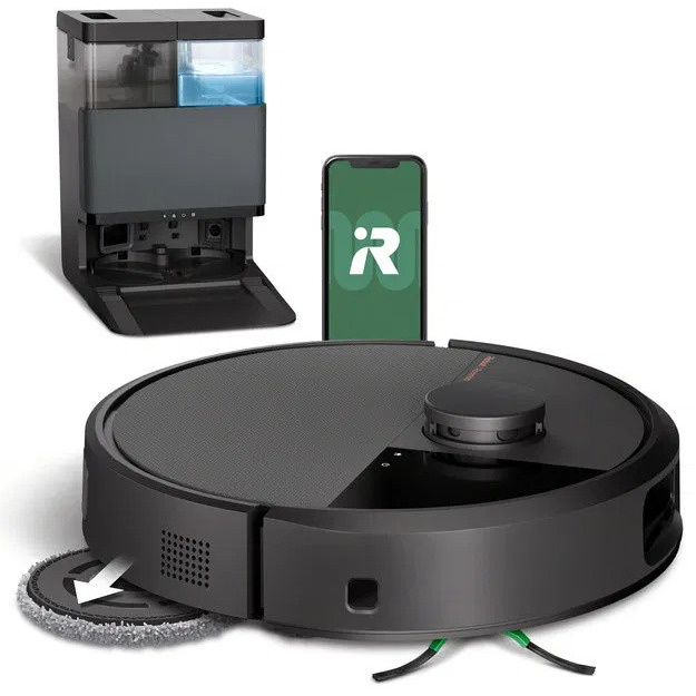 iRobot Roomba Plus 505 Combo + AutoWash dock - black - Robotický vysávač s mopom