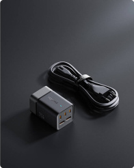 Stolová nabíjačka Voltme VITO Go EzTravel 75W (čierna)