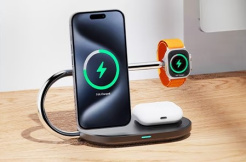 Voltme MagPak 3-IN-1 Series Qi2 + MFI (čierna)