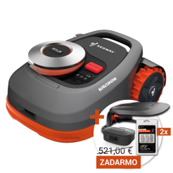  Segway Navimow H1500E + vizuálny senzor, 2x sada náhradných nožov a garáž Navimow  