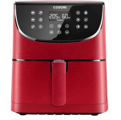 Cosori CP158-AF PREMIUM + 5x špíz a gril. gril - červený