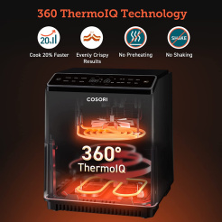 Cosori Dual Blaze 6,4L SMART + 5x špíz a gril. rošt - sivý