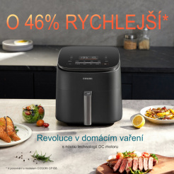 Cosori TurboBlaze Pro 6,2L+ 5x špíz a gril. Gril - čierny