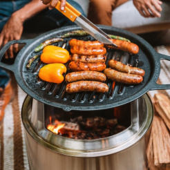 Grilovací rošt na varič Bonfire Solo s nadstavcom