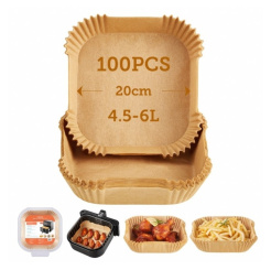  Cosori papierové formy 100ks 20cm 4,5 - 6 l 