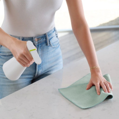 Simplehuman čistiaca utierka z mikrovlákna - šalviovo zelená