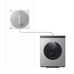 Ecovacs Winbot W3 Omni - strieborný