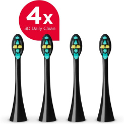 Náhradná hlava Concept ZK0071 pre Perfect Smile ZK701x - 4 ks (čierna)