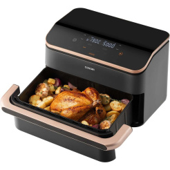 Cosori Dual Blaze TwinFry Smart 10L + kliešte - čierne