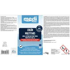 mediPOOL MULTIFUNKČNÉ tablety s pomalým rozpúšťaním (bez medi) 20 g 1,0 kg