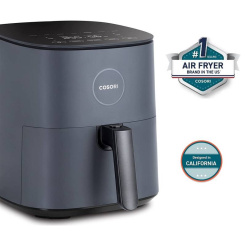 Cosori L501 PRO 4,7 l + 5 špízov a grilovací rošt – čierna