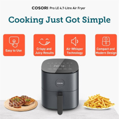 Cosori L501 PRO 4,7 l + 5 špízov a grilovací rošt – čierna