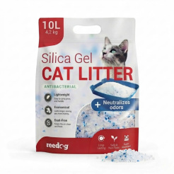 Reedog stelivo pre mačky Silica 10 l / 4,2 kg