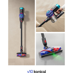 Dyson V10 Konical + dokovacia stanica s automatickým vyprázdňovaním