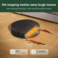 iRobot Roomba Plus 675 Combo + dokovacia stanica AutoWash – čierna