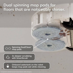 iRobot Roomba Plus 575 Combo + dokovacia stanica AutoWash – biela