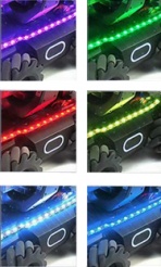 Farebné LED osvetlenie pre DJI RoboMaster S1