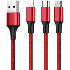  Nabíjací a synchronizačný USB kábel 3v1 