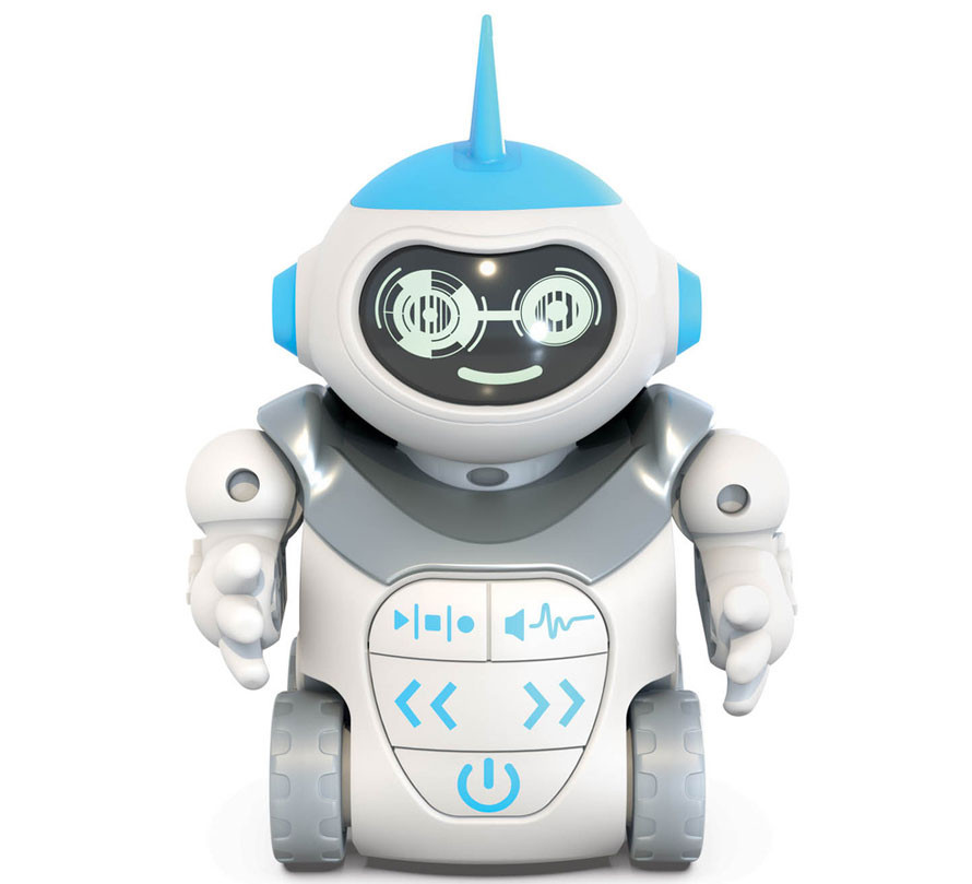 Predstavenie robotickej hračky HEXBUG MoBots Ramblez – modrý