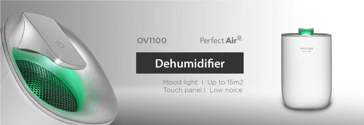 Predstavenie odvlhčovača vzduchu Concept OV1100 Perfect Air