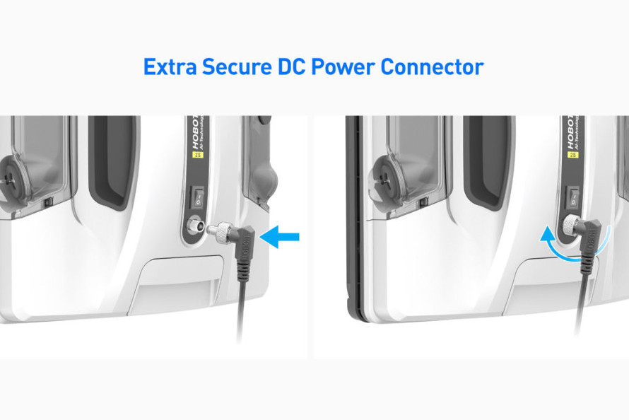 Bezpečné uzamknutie kábla DC