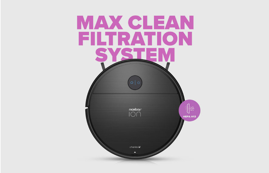 Najvyššia ochrana pred nečistotami a alergénmi vďaka filtračnému systému s MAX Clean technológiou