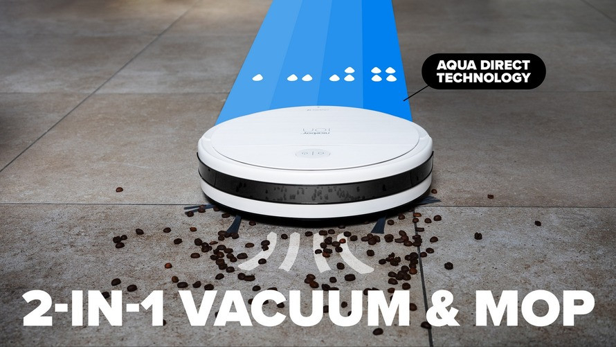Robotický vysávač s funkciou mopovania podlahu nielen výborne vysaje, ale aj umyje