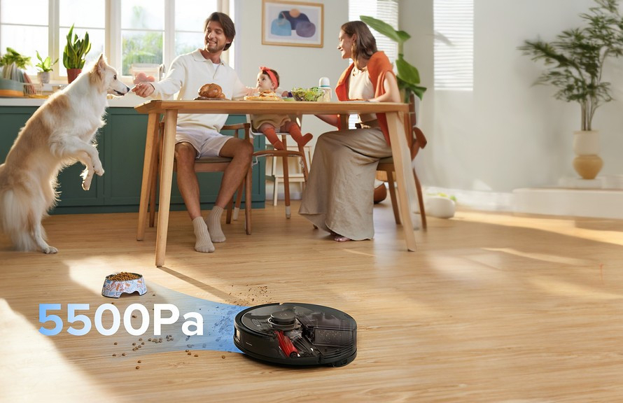 Pôsobivý sací výkon 5500 Pa