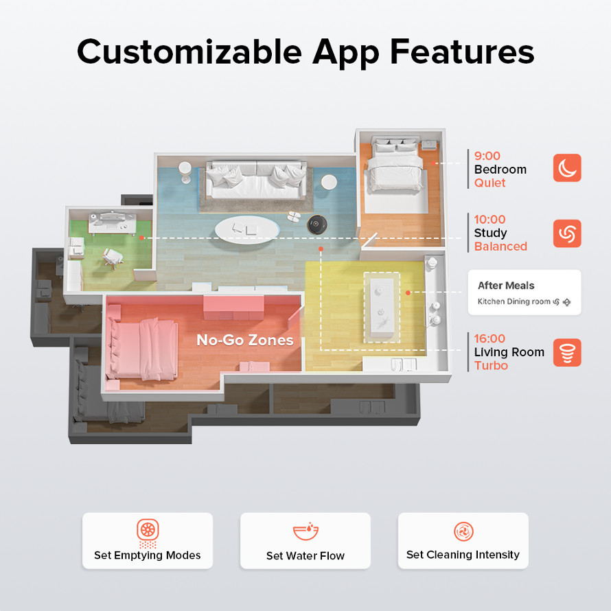 Používanie inteligentnej mobilnej aplikácie na čistenie