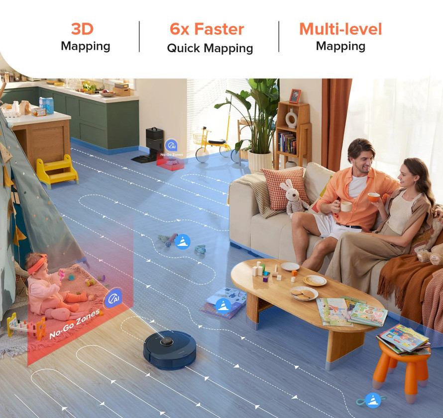 Presné mapovanie pomocou laserovej navigácie