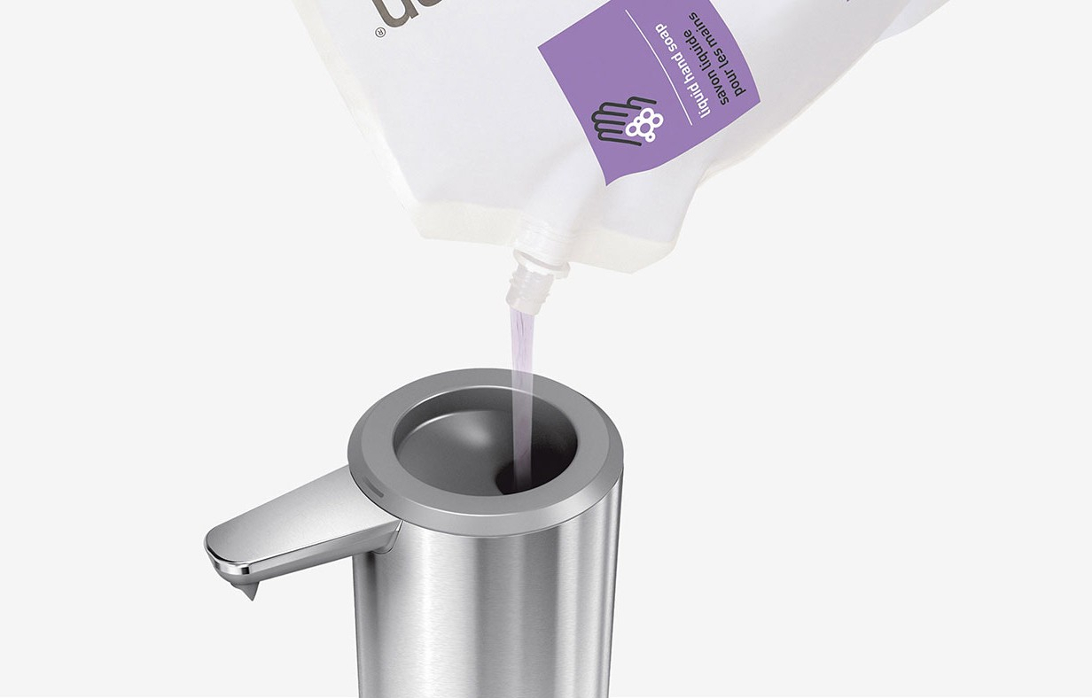 Jednoduché plnenie mydlom