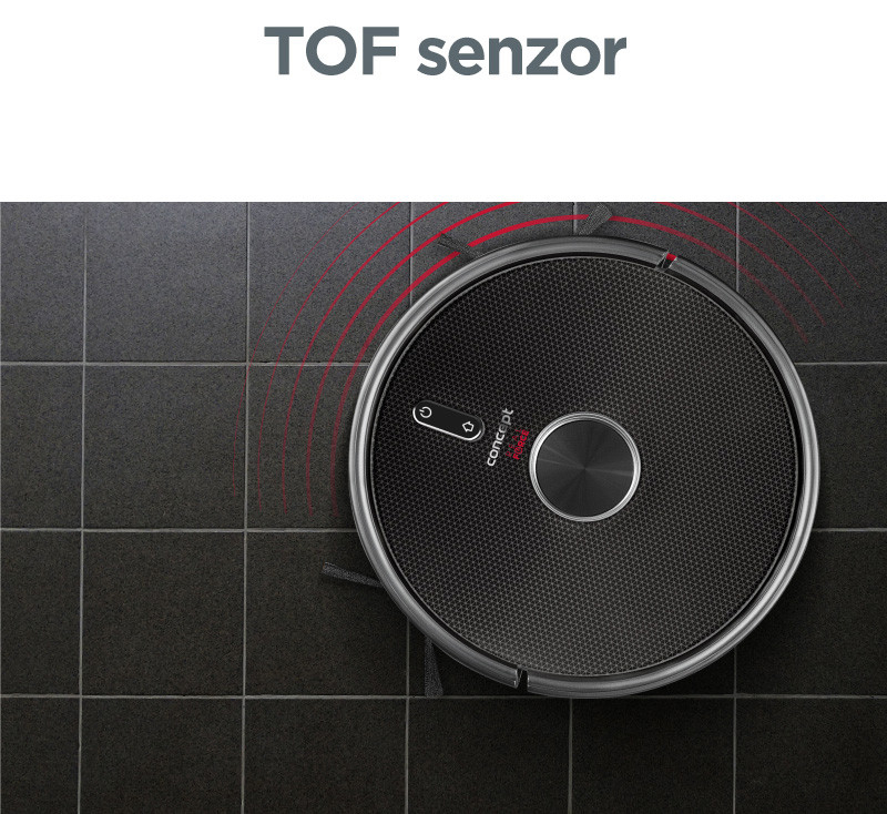 Senzor TOF - dokonalá orientácia