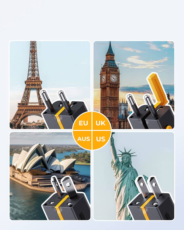 Cestovný adaptér Voltme VITO Go EzTravel 35W