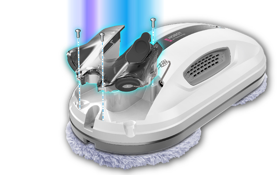 Odnímateľný zásobník a čistiaci prostriedok