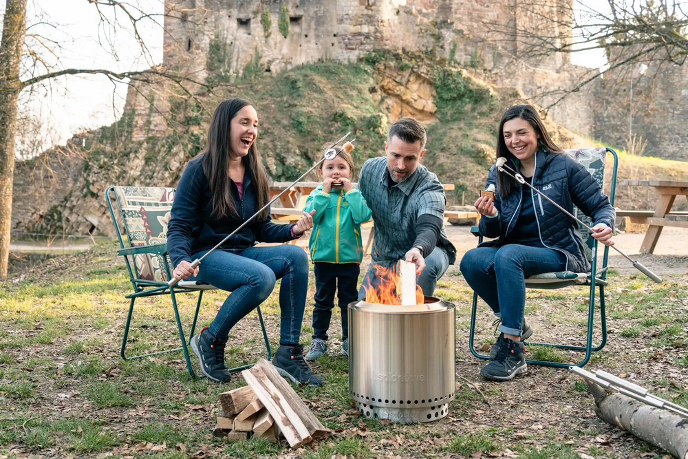  Bezdymový krb s podstavcom