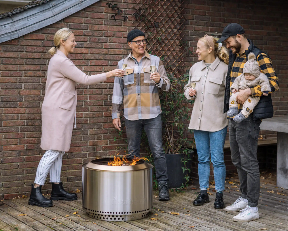  Bezdymový krb s podstavcom