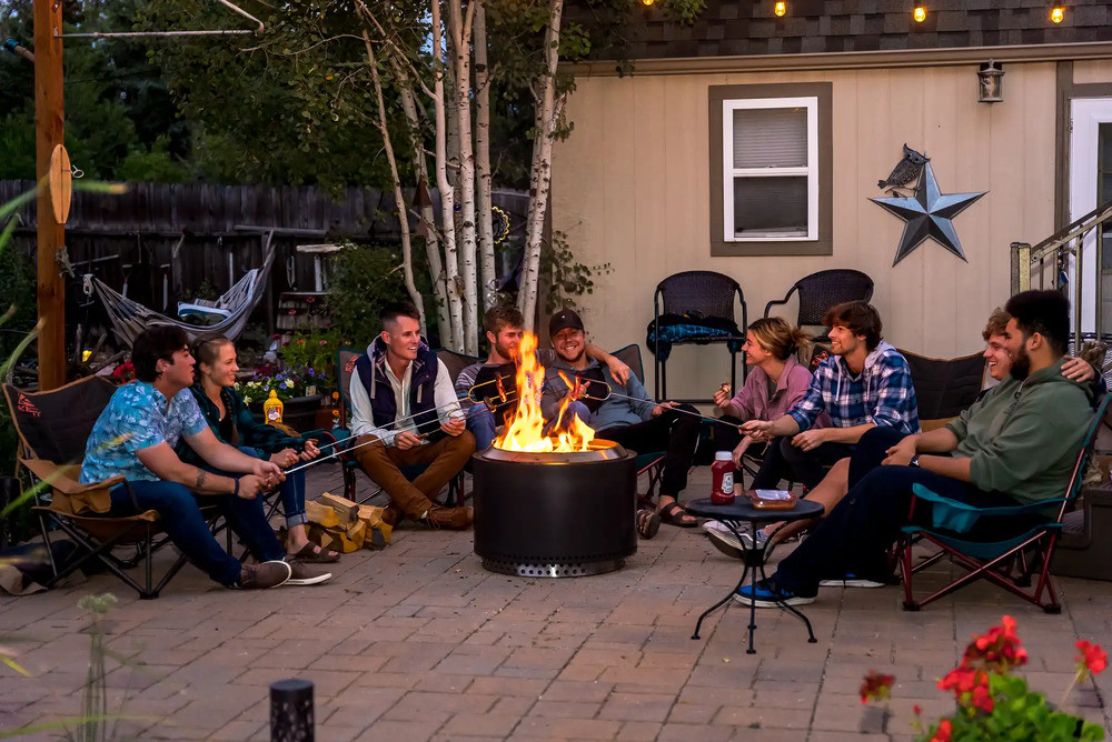  Bezdymový krb s podstavcom