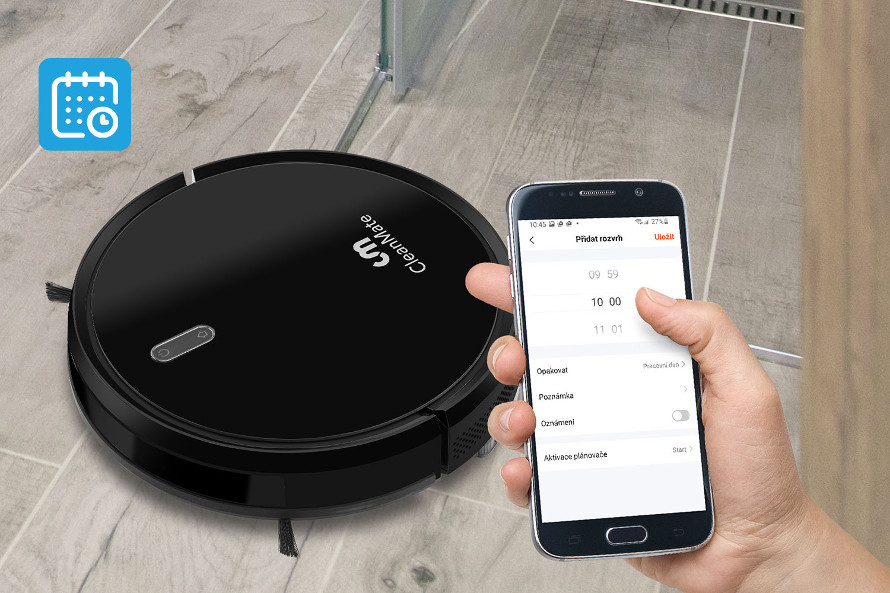 Funkcia plánovania čistenia