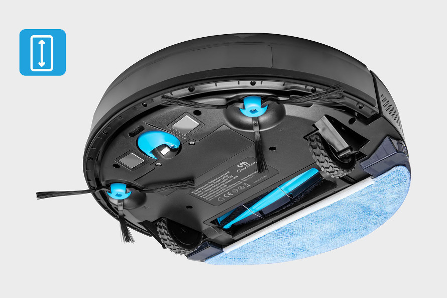 Lepšie čistenie podlahy a nízka výška