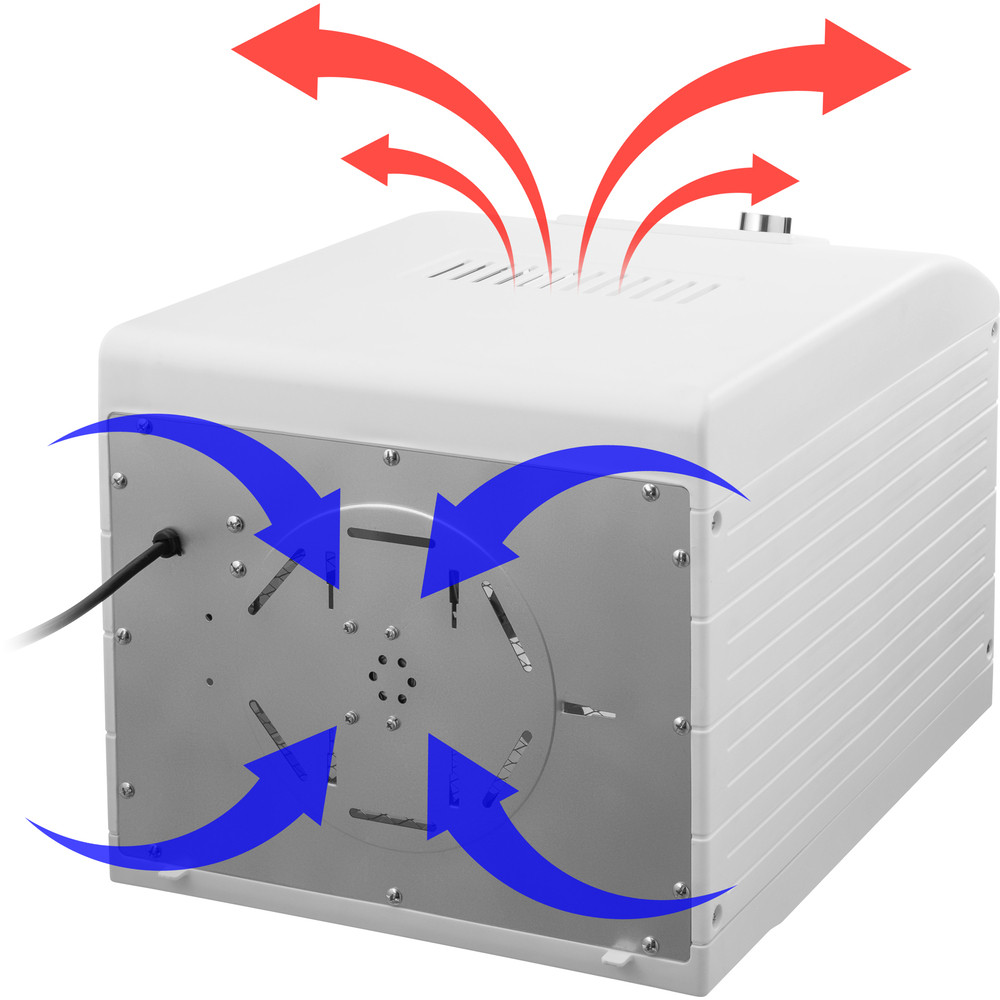 Rovnomerné sušenie pomocou technológie horizontálneho prúdenia vzduchu