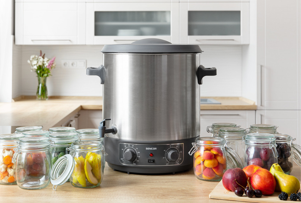 Profesionálny pomocník z nehrdzavejúcej ocele na domáce konzervovanie