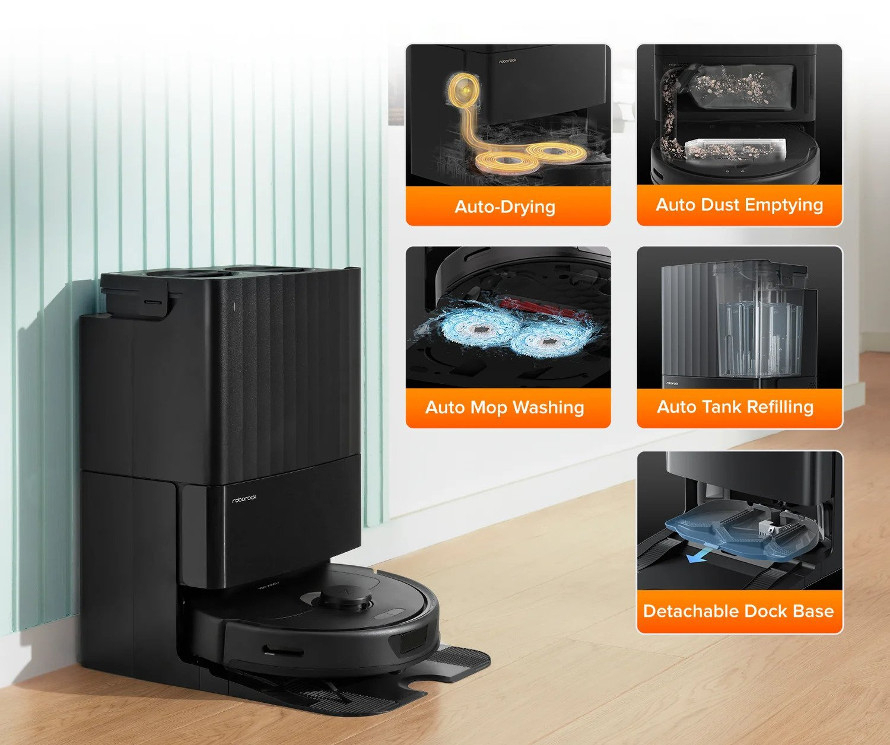 Multifunkčná dokovacia a čistiaca stanica