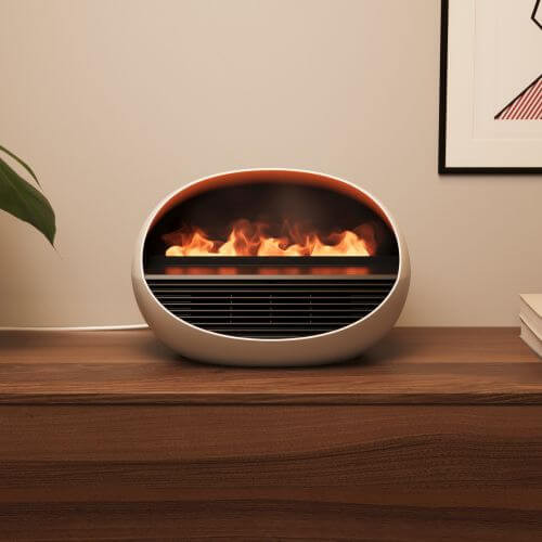 Elektrický krb, ktorý hreje a vonia